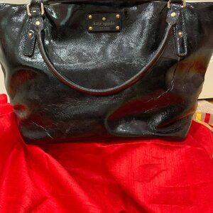 Black Patent Kate Spade Bag